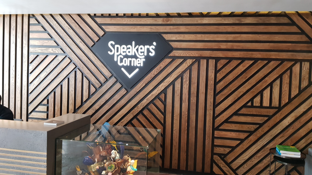 Speakers corner