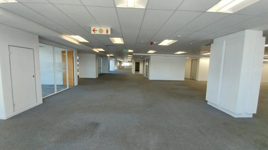Open plan office space Roggebaai Place Foreshore