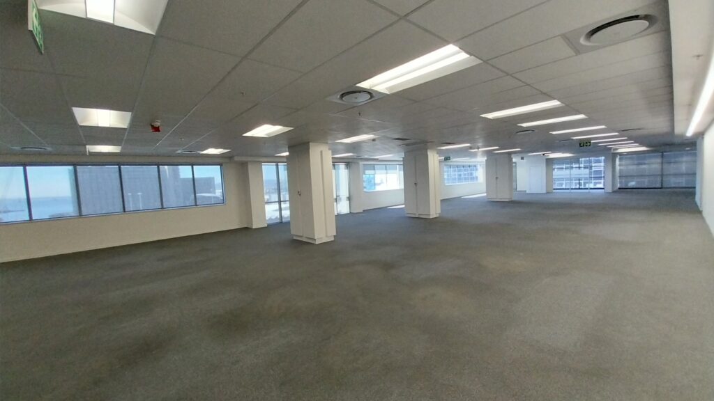 Open plan office space Roggebaai Place Foreshore